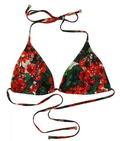 Багатобарвний купальник Dolce &amp; Gabbana з геранью
