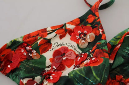 Багатобарвний купальник Dolce &amp; Gabbana з геранью
