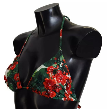 Багатобарвний купальник Dolce &amp; Gabbana з геранью
