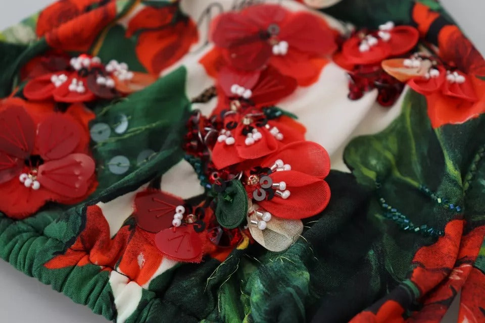 Багатобарвний купальник Dolce &amp; Gabbana з геранью