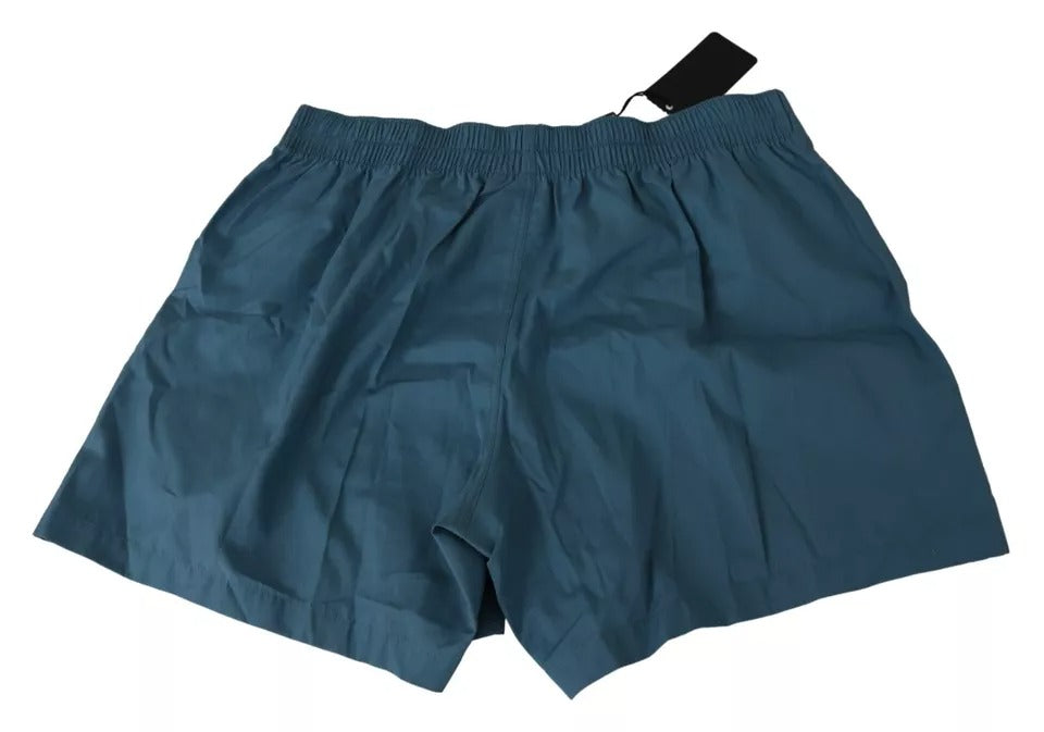 Нижня білизна Dolce &amp; Gabbana Blue Cotton Regular Boxer Shorts