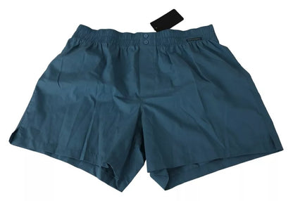 Нижня білизна Dolce &amp; Gabbana Blue Cotton Regular Boxer Shorts