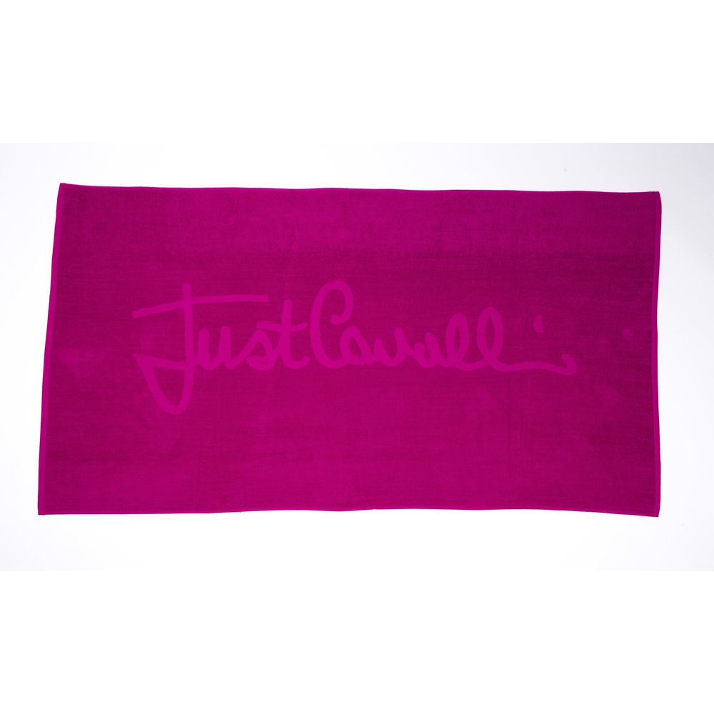Чоловічий пляжний рушник Just Cavalli Fuchsia Cotton