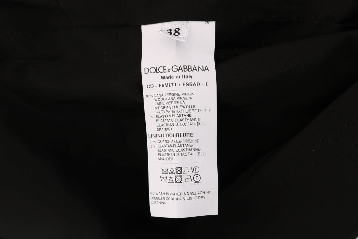 Елегантна вовняна сукня Dolce &amp; Gabbana в горошок