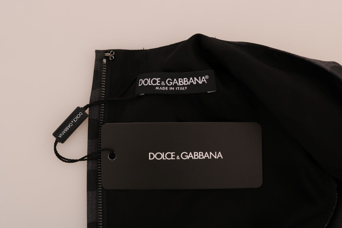 Елегантна вовняна сукня Dolce &amp; Gabbana в горошок