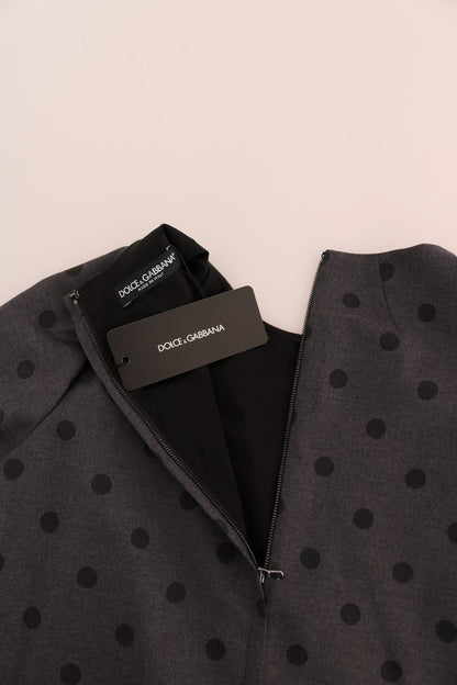 Шикарна вовняна сукня Dolce &amp; Gabbana в горошок
