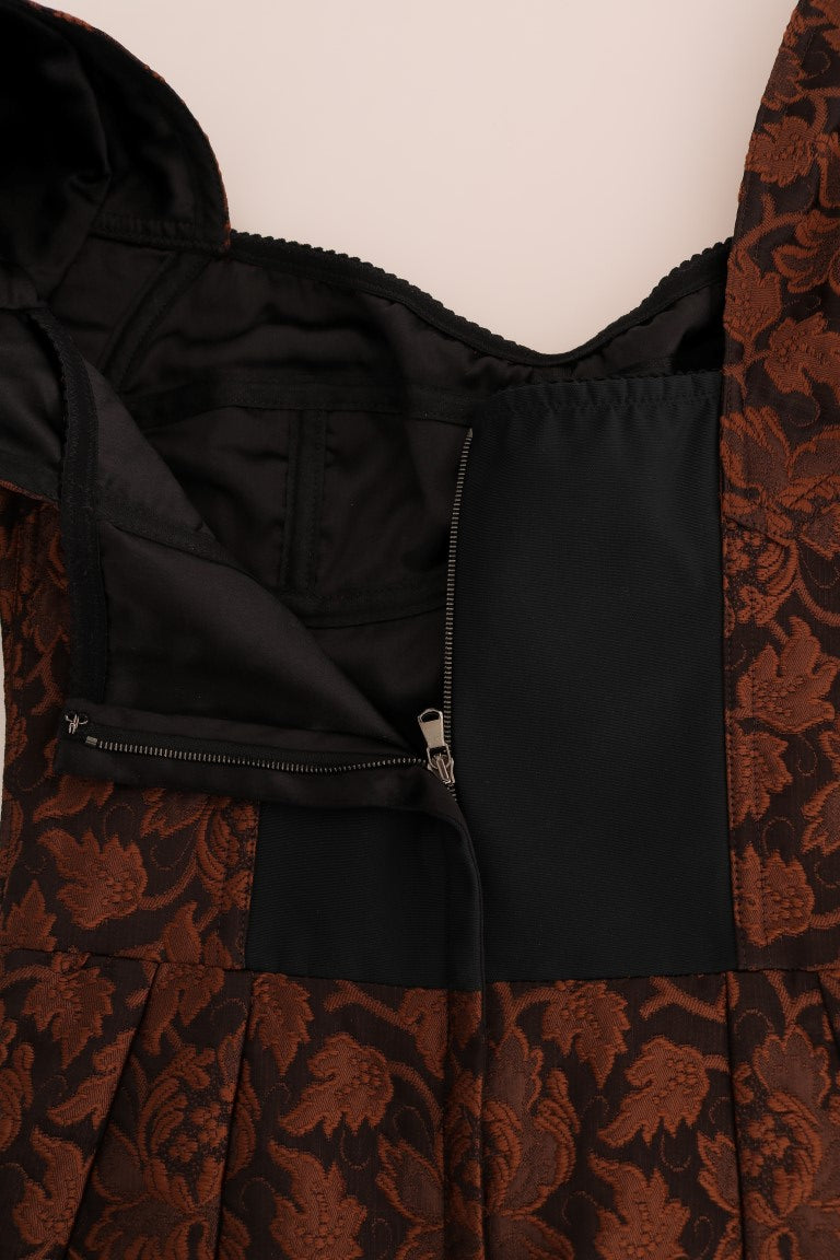Шикарна коричнева міні-сукня Dolce &amp; Gabbana зі суміші вовни
