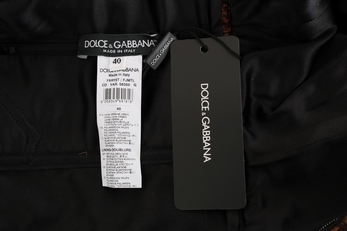 Шикарна коричнева міні-сукня Dolce &amp; Gabbana зі суміші вовни