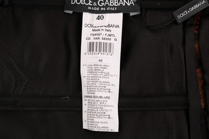 Шикарна коричнева міні-сукня Dolce &amp; Gabbana зі суміші вовни
