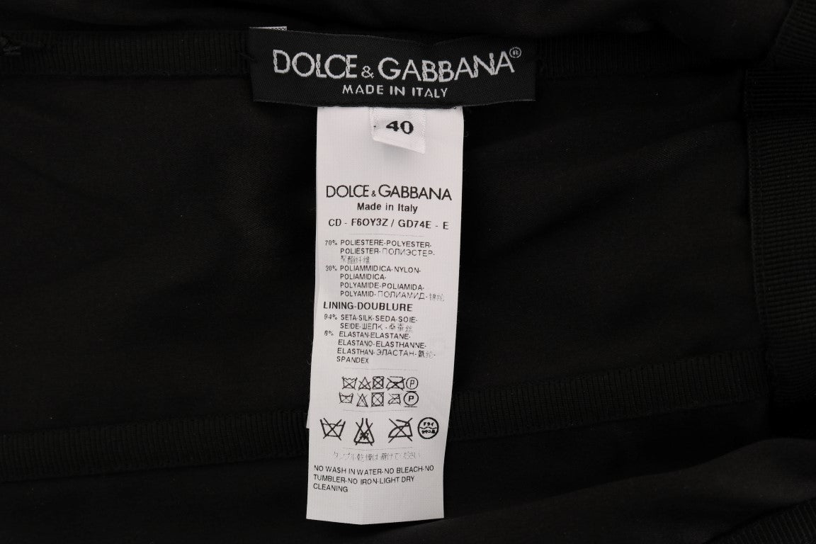 Елегантна сукня прямого крою в горошок Dolce &amp; Gabbana