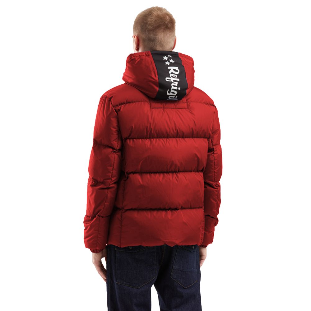 Червона нейлонова чоловіча куртка Refrigiwear