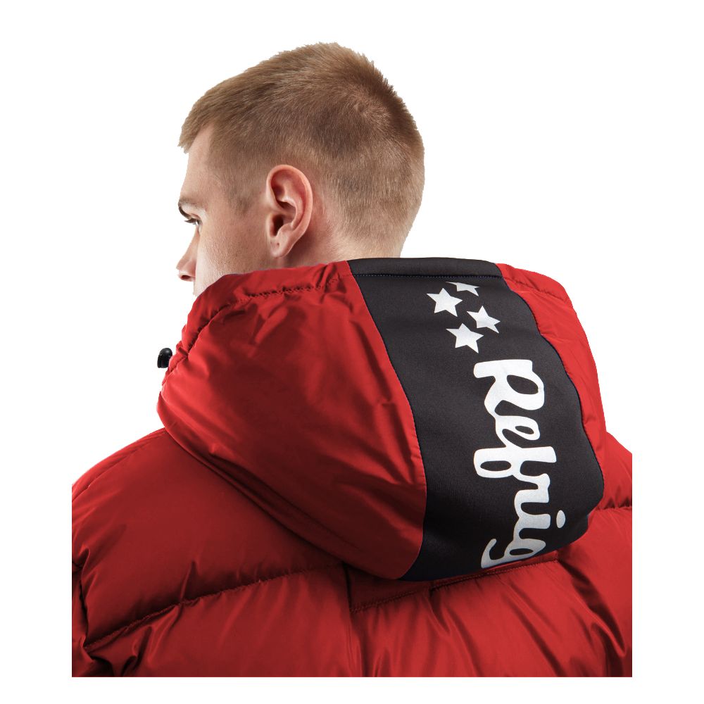 Червона нейлонова чоловіча куртка Refrigiwear