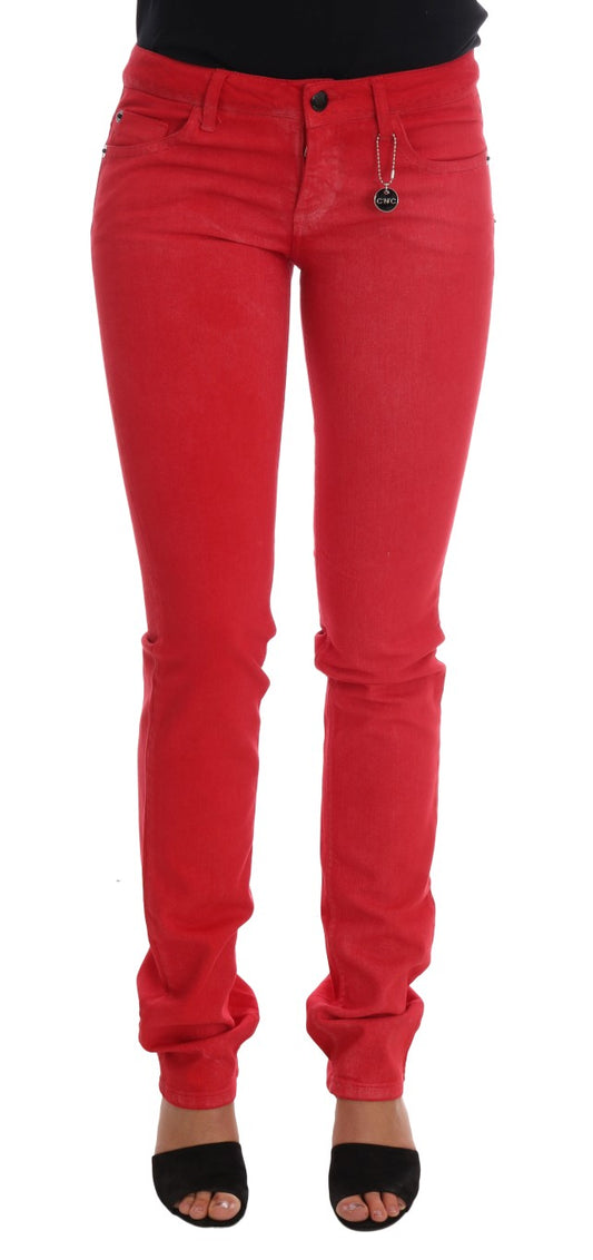Костюм National Radiant Red Super Slim Designer Jeans