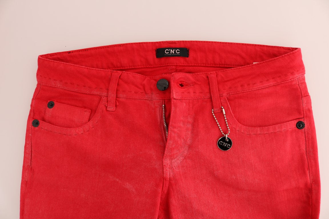 Костюм National Radiant Red Super Slim Designer Jeans