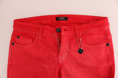 Костюм National Radiant Red Super Slim Designer Jeans