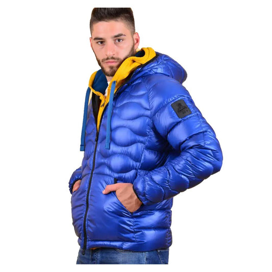 Синій нейлоновий чоловічий пуховик Refrigiwear