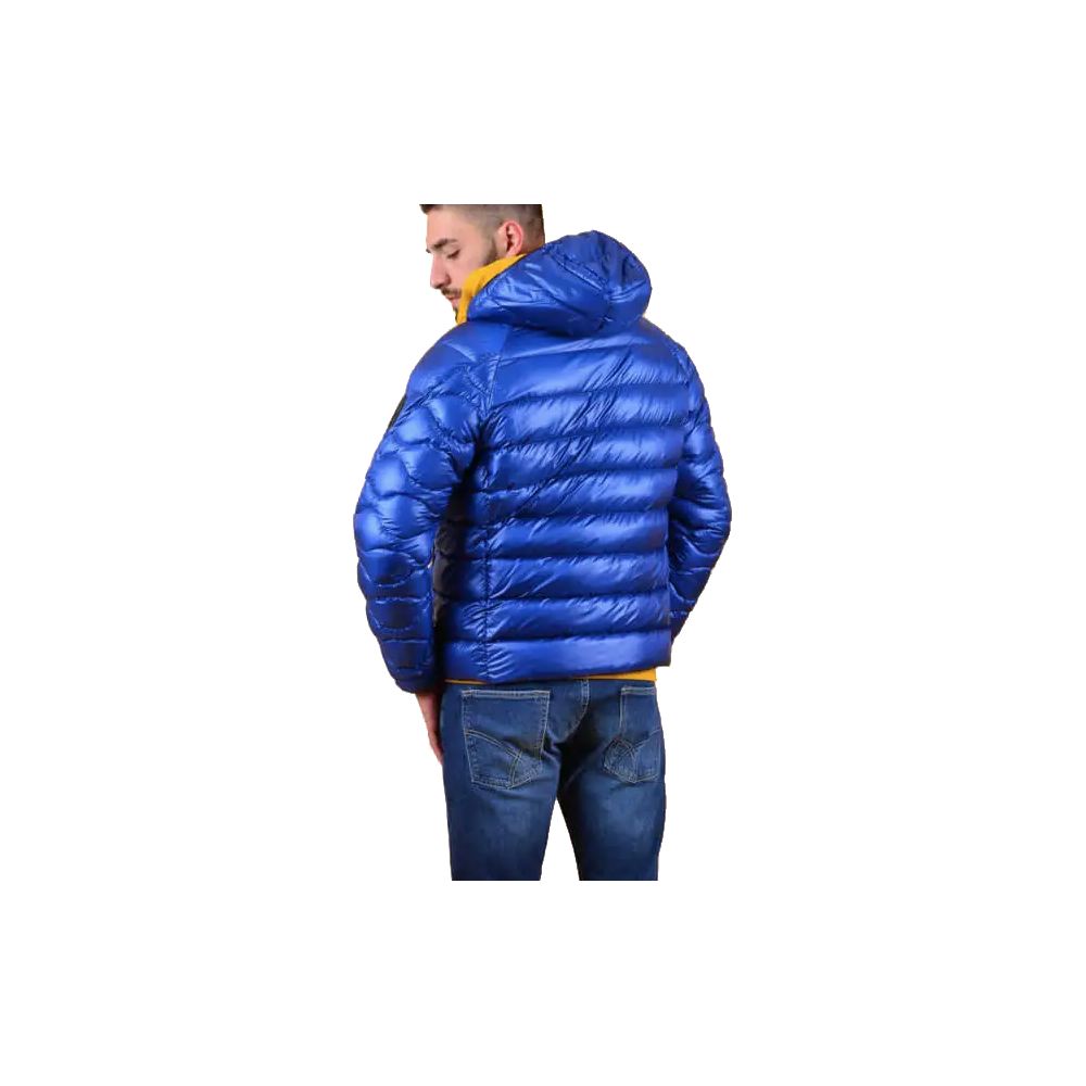 Синій нейлоновий чоловічий пуховик Refrigiwear