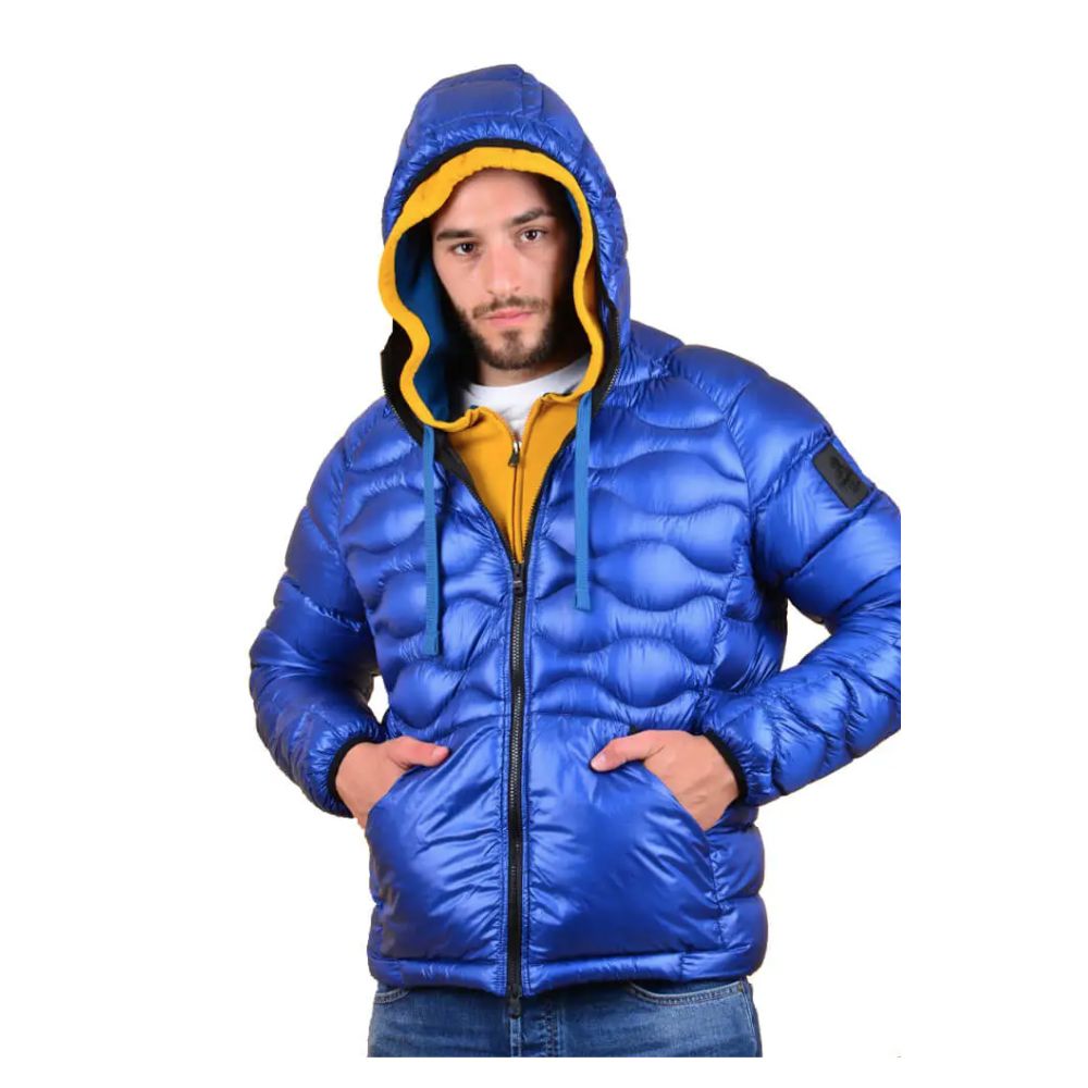 Синій нейлоновий чоловічий пуховик Refrigiwear
