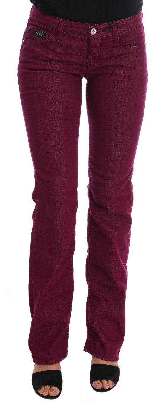 Костюм National Sleek Red Straight Fit Luxury Jeans