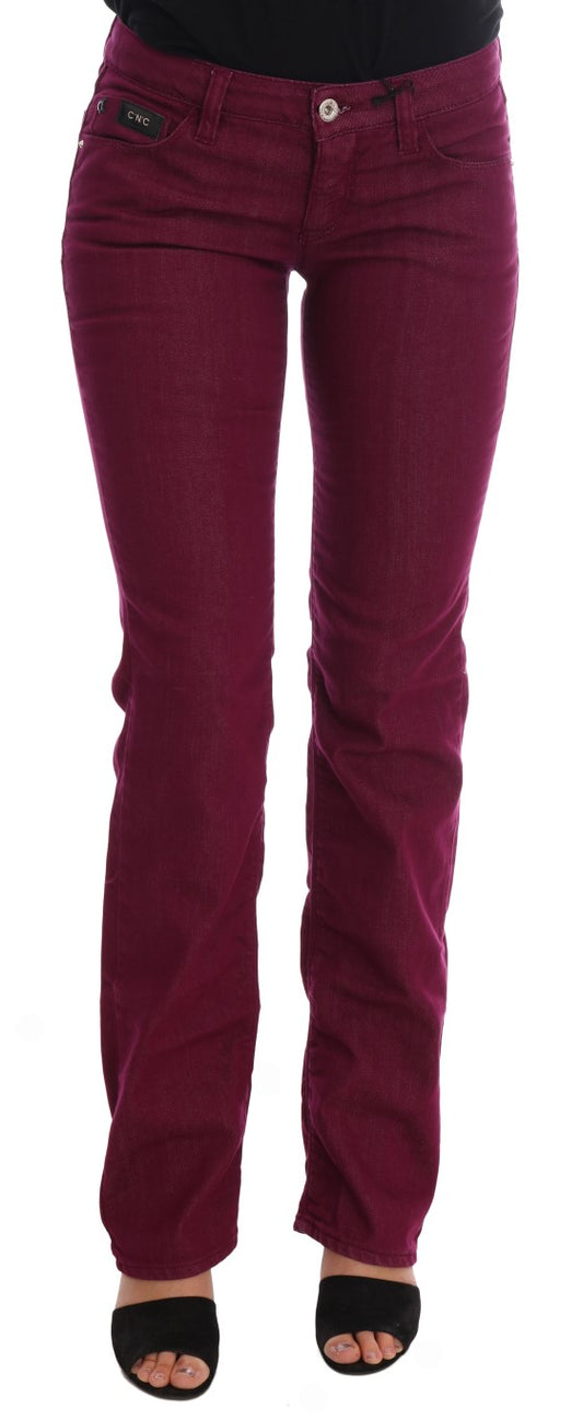 Костюм National Sleek Red Straight Fit Luxury Jeans