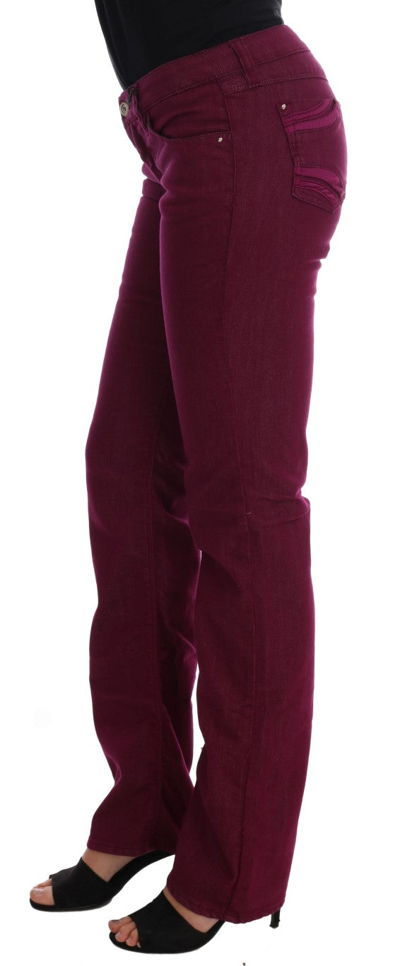 Костюм National Sleek Red Straight Fit Luxury Jeans