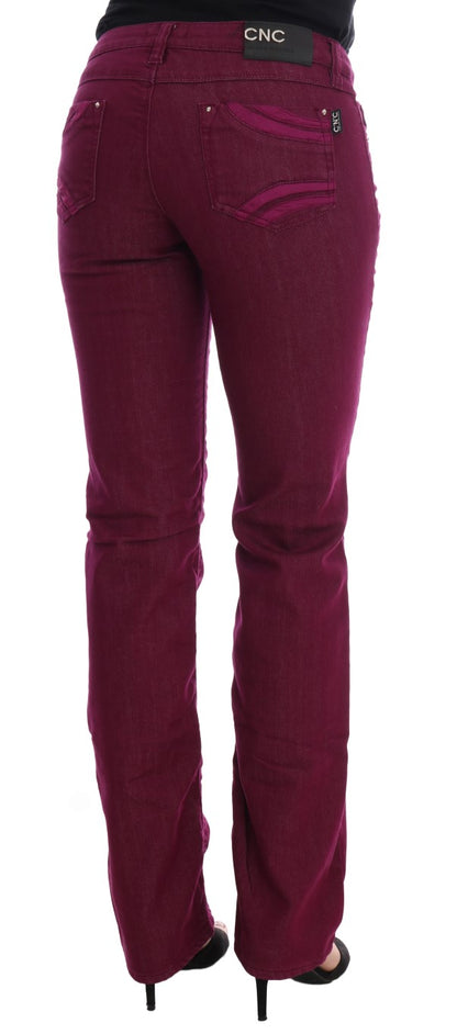 Костюм National Sleek Red Straight Fit Luxury Jeans