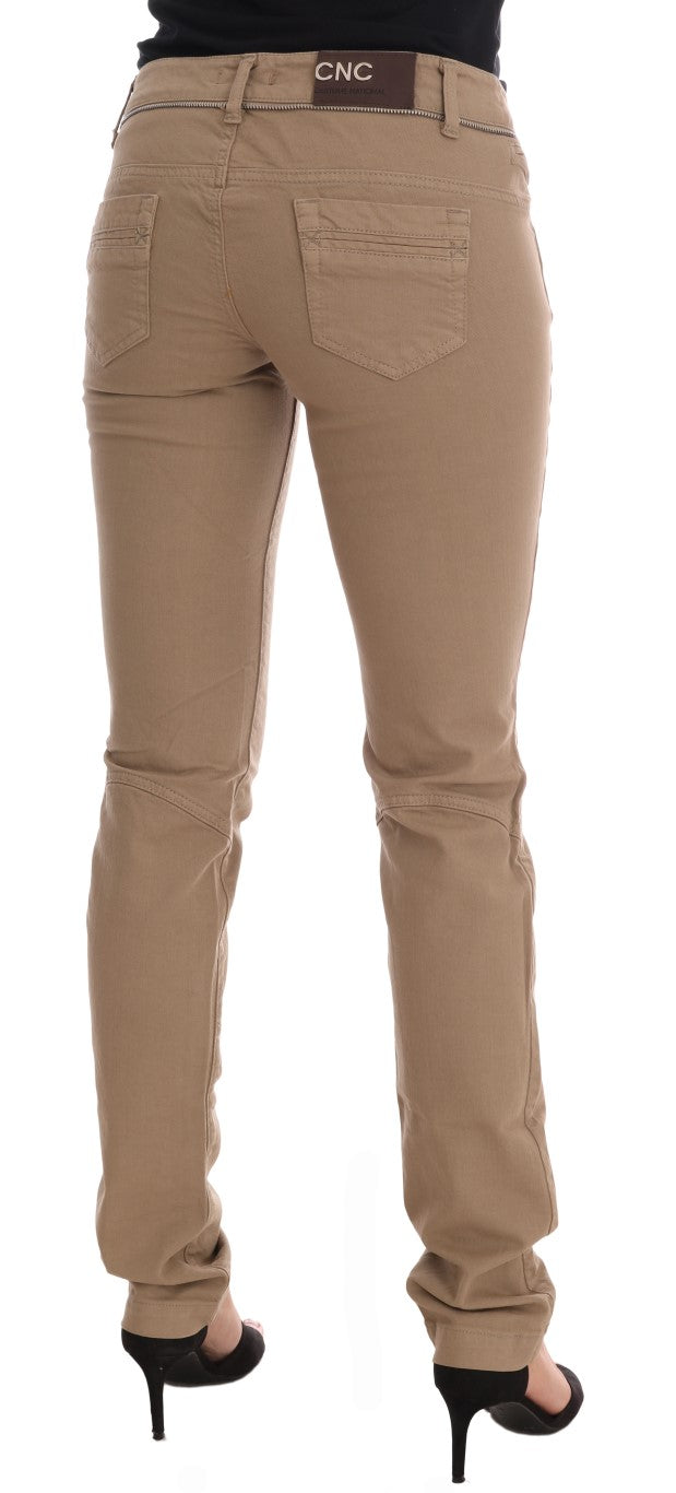 Костюм National Beige Super Slim Fit Denim Delight