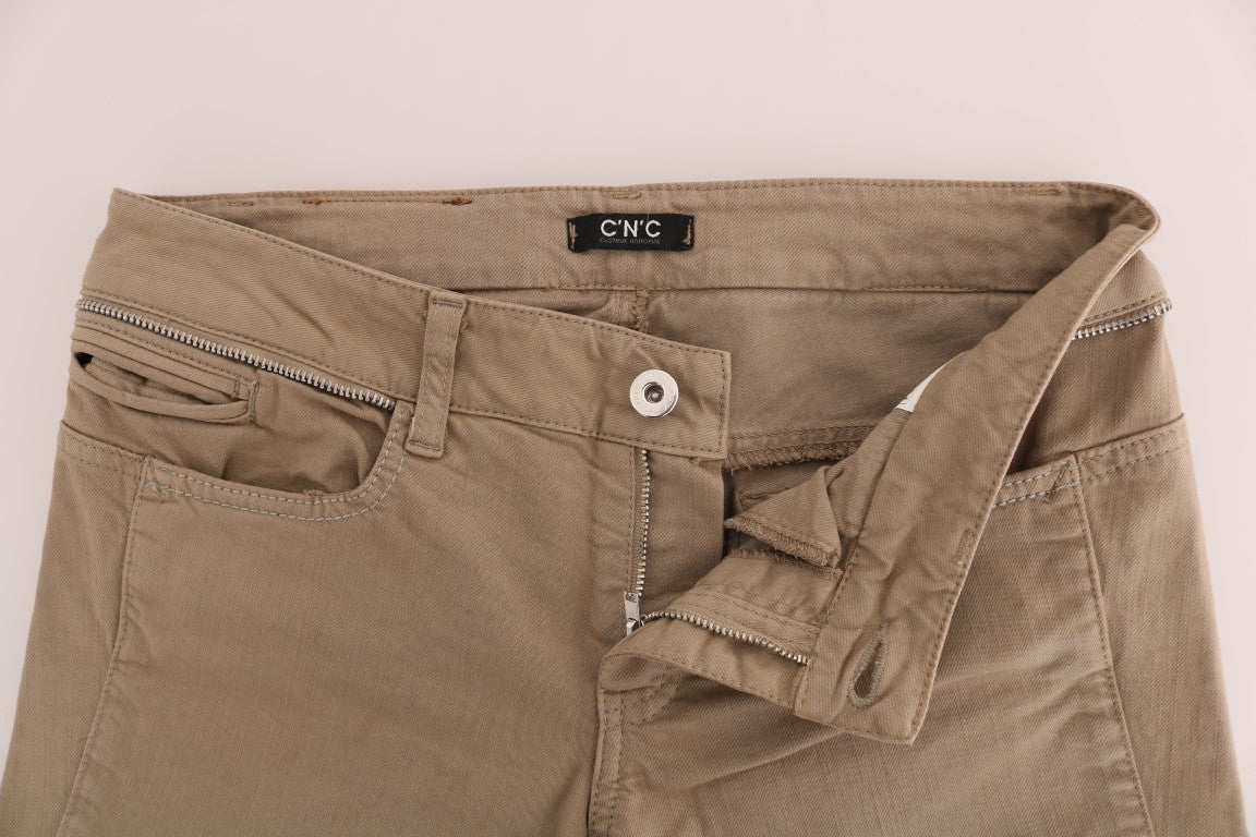 Костюм National Beige Super Slim Fit Denim Delight