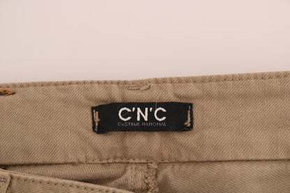 Костюм National Beige Super Slim Fit Denim Delight