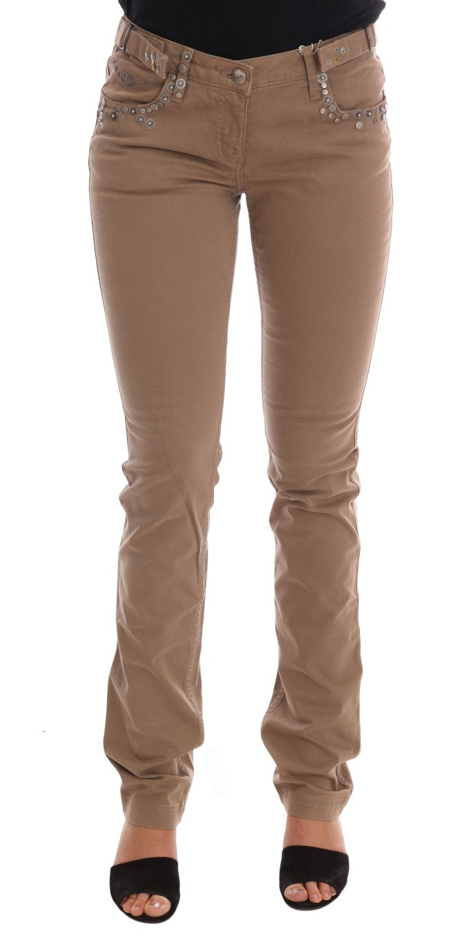 Дизайнерські джинси National Beige Super Slim Fit