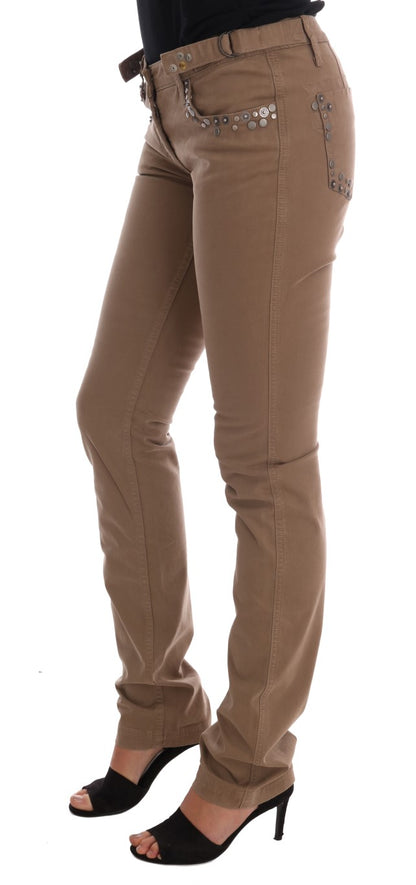 Дизайнерські джинси National Beige Super Slim Fit