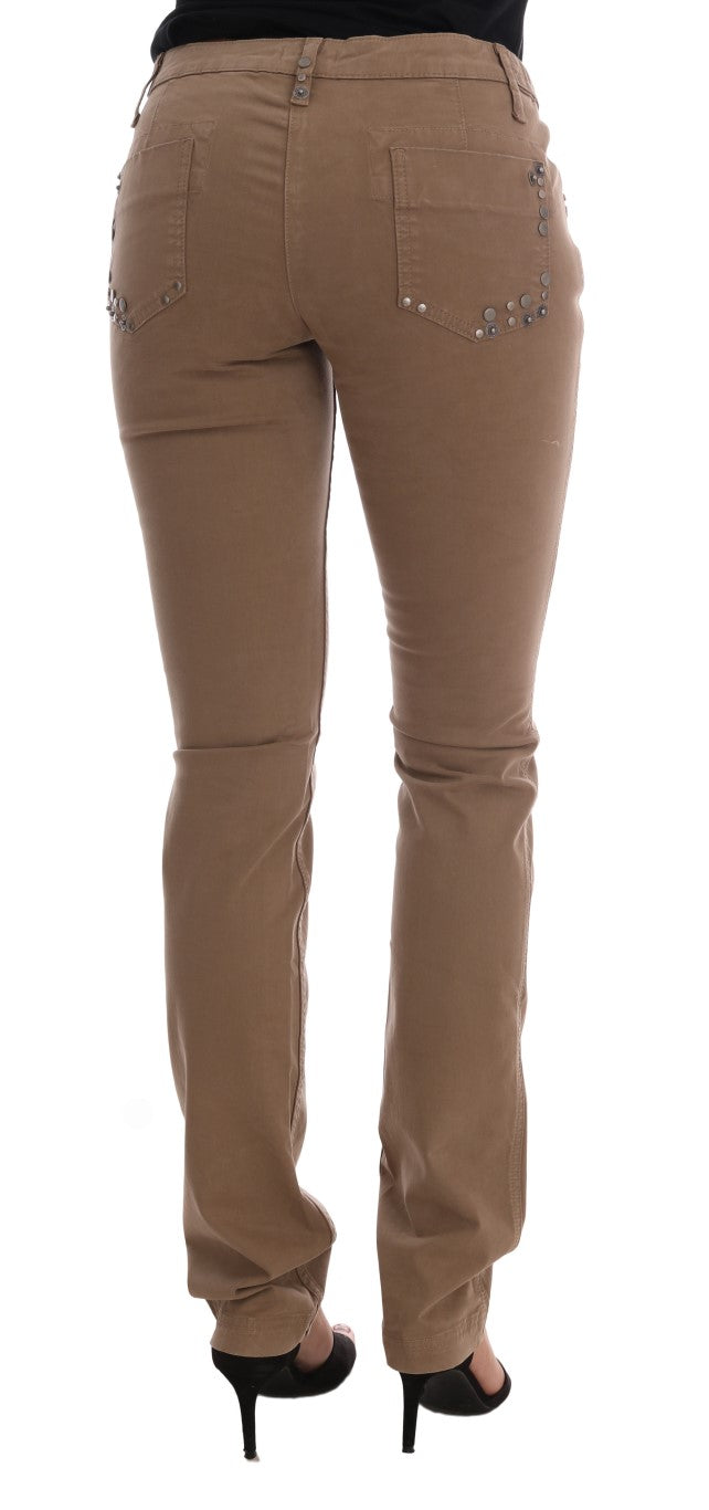 Дизайнерські джинси National Beige Super Slim Fit