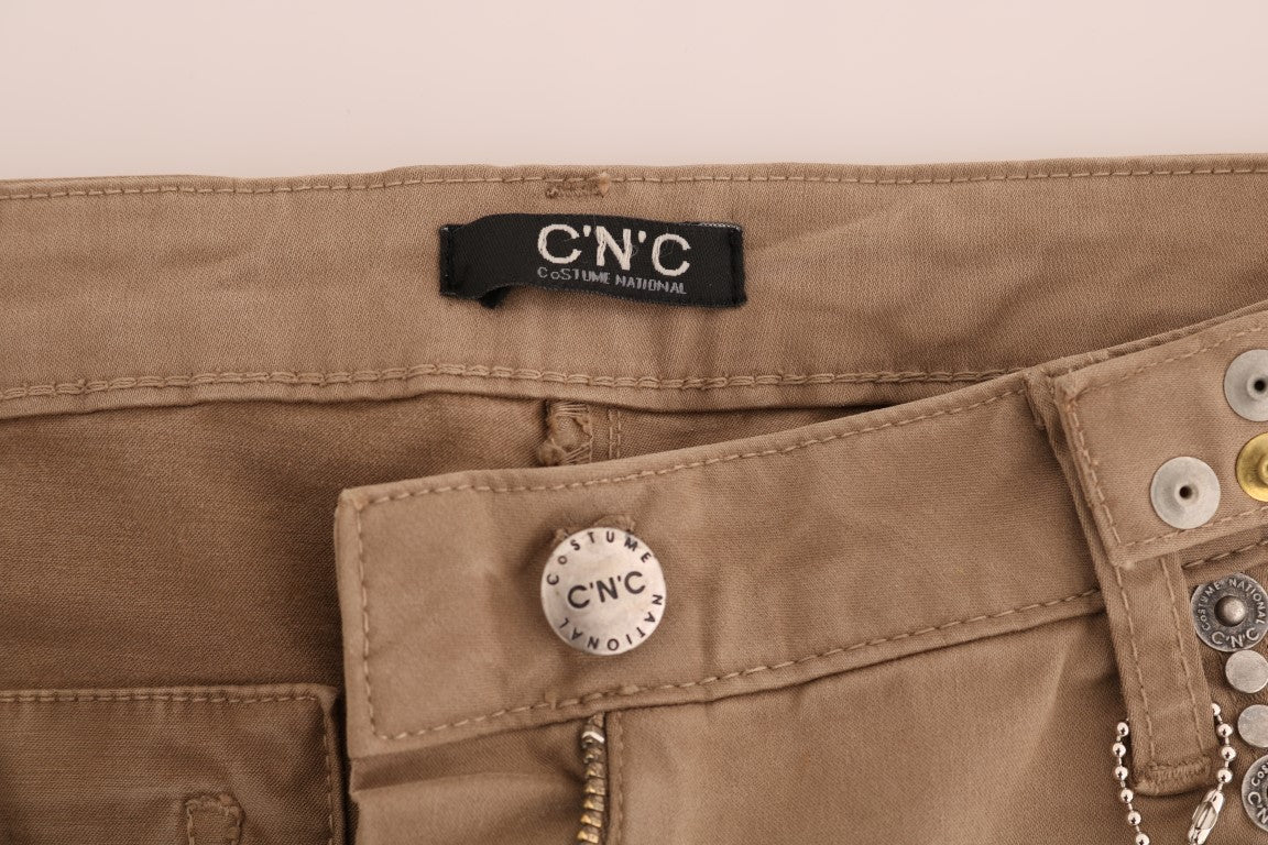 Дизайнерські джинси National Beige Super Slim Fit