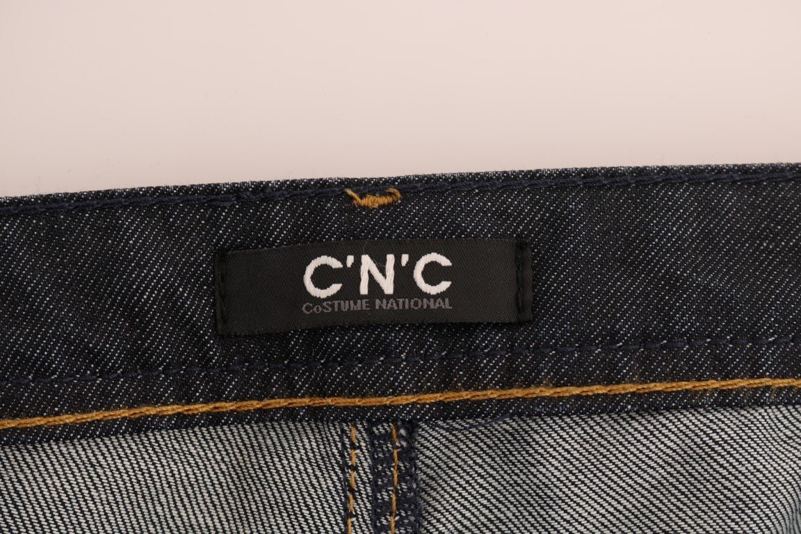Темно-сині прямі джинси в костюмі National Chic