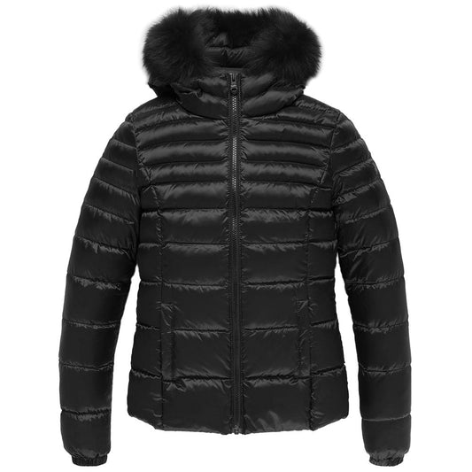 Чорна нейлонова жіноча куртка Refrigiwear