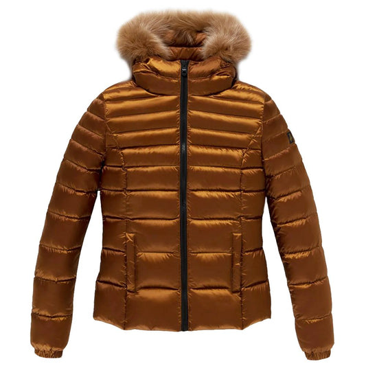 Помаранчева нейлонова жіноча куртка Refrigiwear