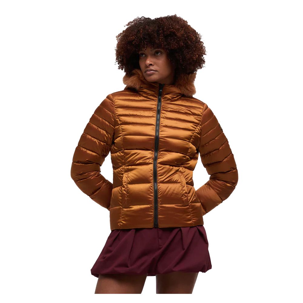 Помаранчева нейлонова жіноча куртка Refrigiwear