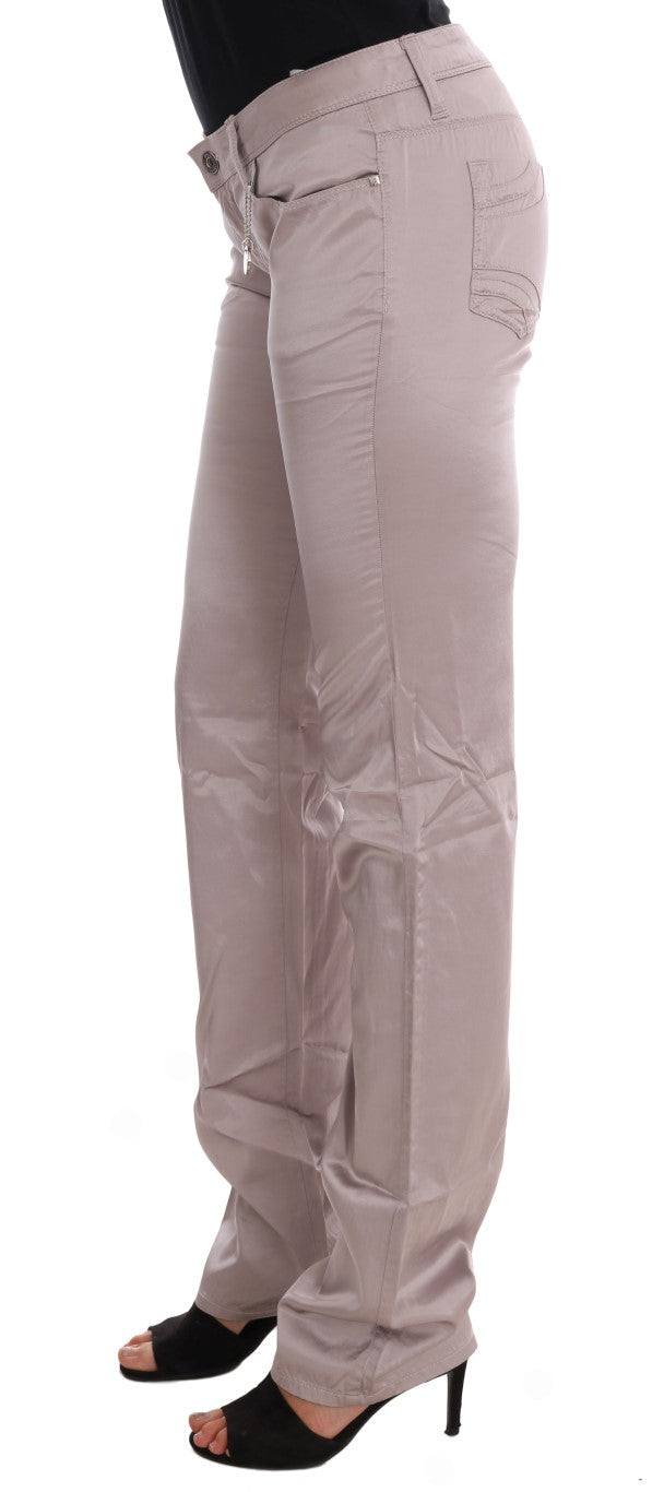 Костюм National Chic Бежеві дизайнерські джинси Slim Fit