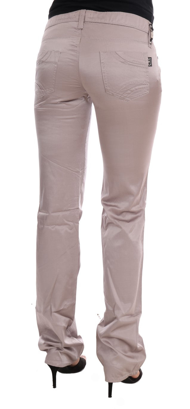 Костюм National Chic Бежеві дизайнерські джинси Slim Fit