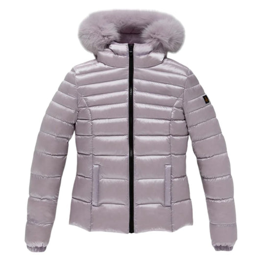 Жіноча куртка з фіолетового нейлону Refrigiwear