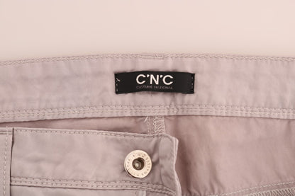 Костюм National Chic Бежеві дизайнерські джинси Slim Fit