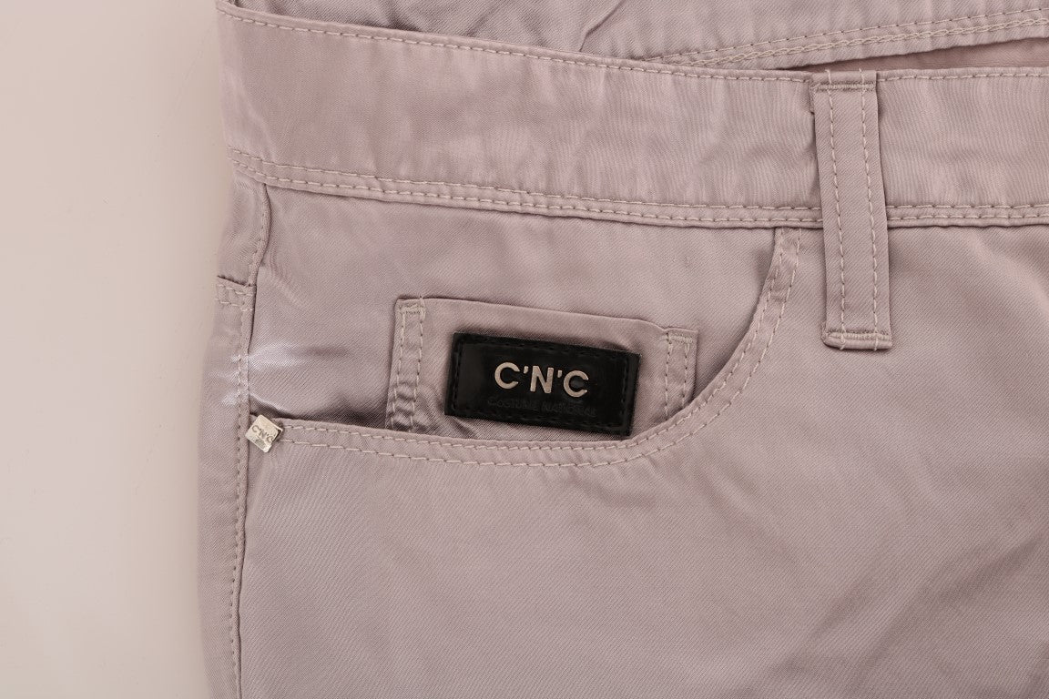 Костюм National Chic Бежеві дизайнерські джинси Slim Fit
