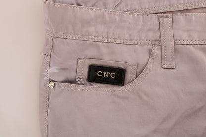 Костюм National Chic Бежеві дизайнерські джинси Slim Fit