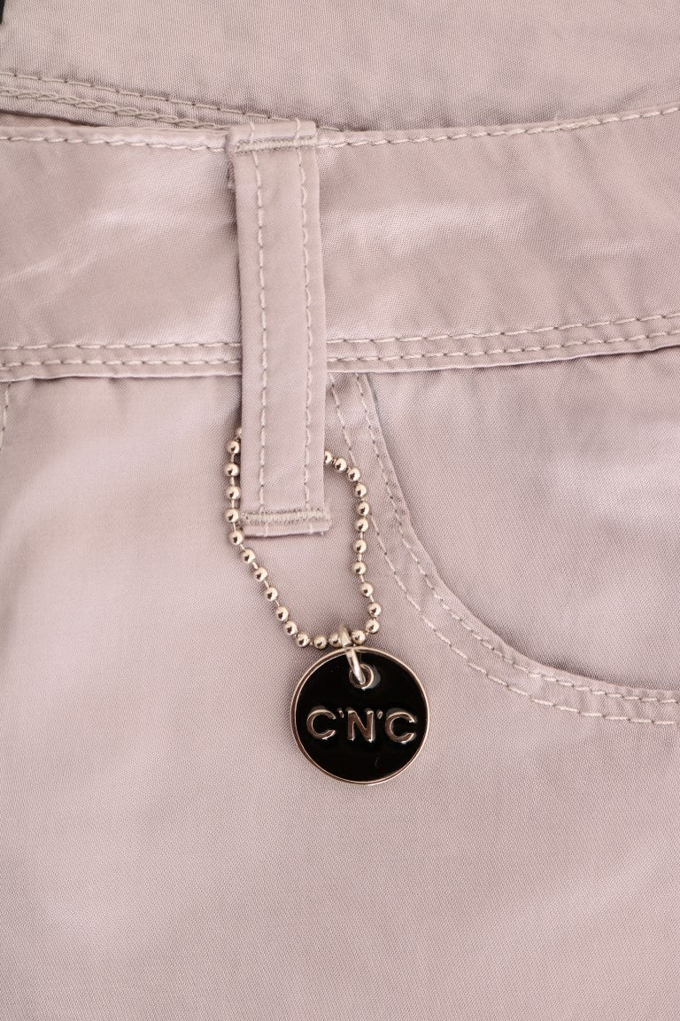 Костюм National Chic Бежеві дизайнерські джинси Slim Fit