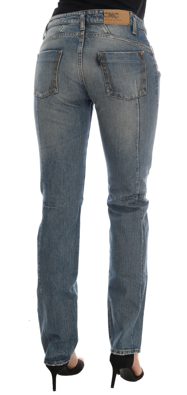 Костюм National Chic Blue Slim Fit Designer Jeans