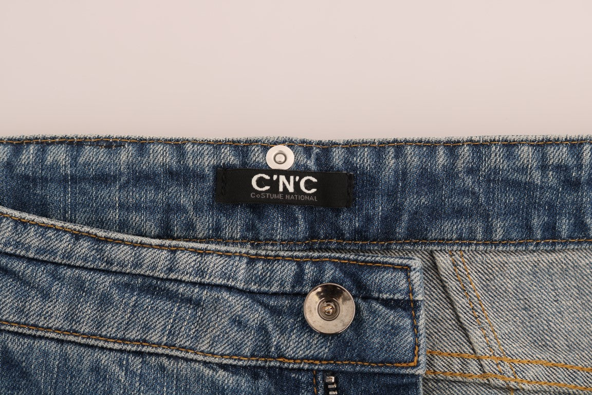 Костюм National Chic Blue Slim Fit Designer Jeans