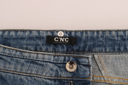 Костюм National Chic Blue Slim Fit Designer Jeans