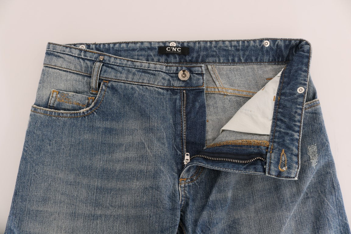 Костюм National Chic Blue Slim Fit Designer Jeans