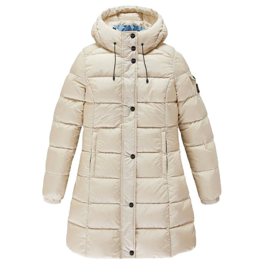 Refrigiwear Білі нейлонові куртки та пальто