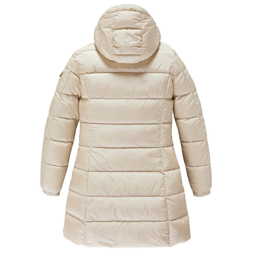 Refrigiwear Білі нейлонові куртки та пальто